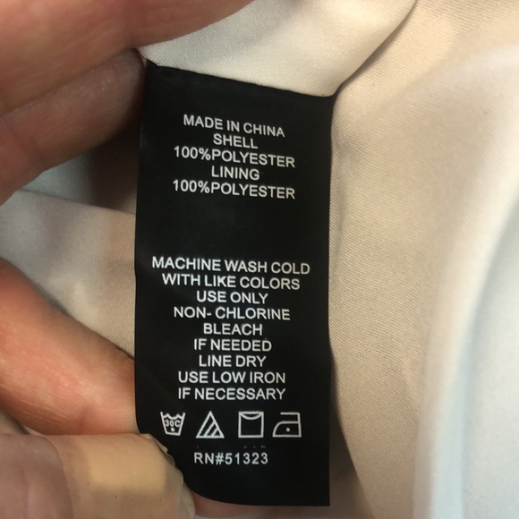 Vince Camuto women’s skirt taupe and cream high low asymmetrical feminine lined - Picture 7 of 7